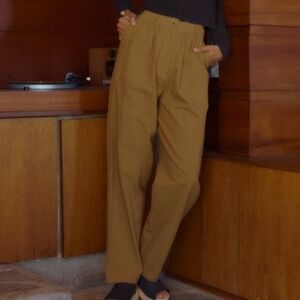 Ozma cotton trousers - Mason pant BLACK